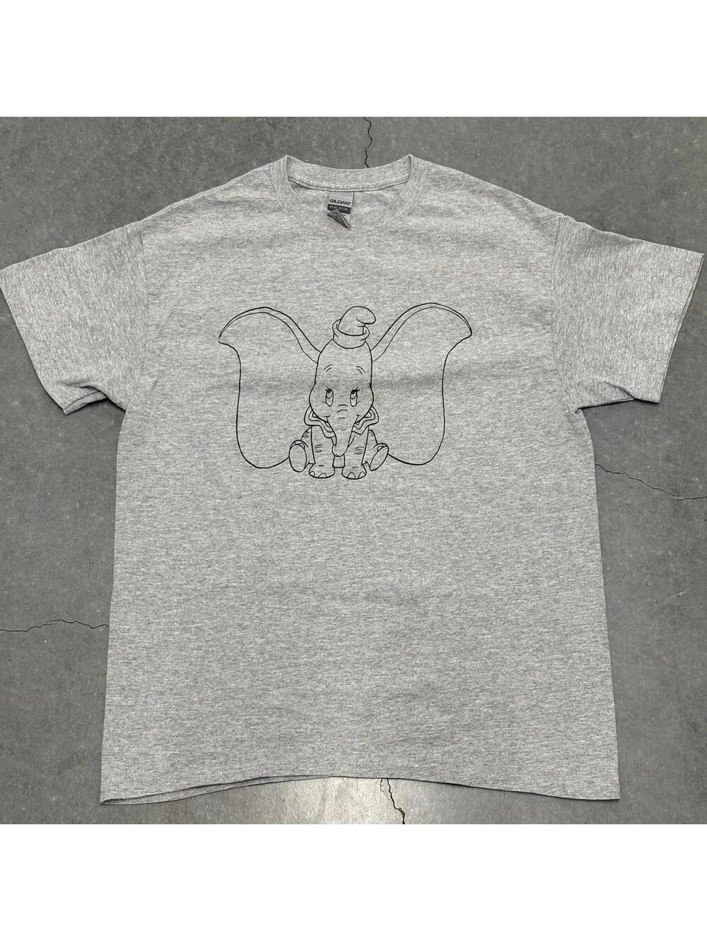 Gildan Disney DUMBO Character Outline T Shirt